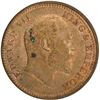 Image 2 : Copper One Quarter Anna of King Edward VII of Calcutta Mint of 1904.