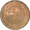 Image 1 : copper one Quarter Anna of king George V Calcutta Mint of 1917.