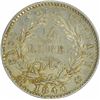 Image 2 : Silver Quarter Rupee of Victoria Queen of Bombay Mint of 1840.