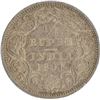 Image 1 : Silver Quarter Rupee of Victoria Empress of Bombay Mint of 1894.