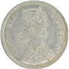 Image 2 : Silver Quarter Rupee of Victoria Empress of Calcutta Mint of 1901.