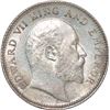 Image 2 : Silver Quarter Rupee of king Edward VII of Calcutta Mint of 1908.