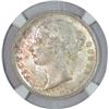Image 1 : Silver Half Rupee of  Victoria Queen of Calcutta Mint of 1840.