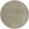Image 1 : Silver  Half Rupee of Victoria Empress of Calcutta Mint of 1879.