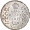 Image 1 : Silver Half Rupee of King Edward VII of Bombay Mint of 1907.