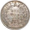 Image 2 : Silver Rupee of Victoria Empress of Bombay Mint of 1840.