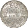 Image 1 : Silver Rupee of Victoria Queen of Calcutta Mint of 1876.