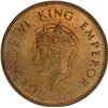 Image 2 : Roll of  Bronze One Quarter Anna of King George VI of Bombay Mint of 1938.