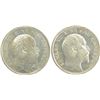 Image 2 : Lot of Two Silver Quarter Rupee of King Edward VII of Calcutta Mint of 1907.