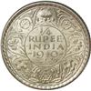 Image 1 : Lot of Five Silver Quarter Rupee of King George VI of Calcutta Mint of 1940.