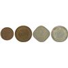 Image 1 : Lot of Four Coins of King George VI of Different Mint of Different Year.