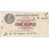 Image 1 : Bank Note of One Rupee of King George V signed by M.M.S.Gubbay.