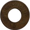 Image 1 : Bronze One Pice of King George VI of Lahore Mint of 1944.
