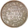 Image 2 : Error Copper One Quarter Anna of King George VI of Bombay Mint of 1940.
