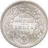 Image 1 : Silver Rupee of Victoria Queen of  Calcutta Mint of 1862.