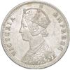 Image 2 : Silver Rupee of Victoria Empress of Calcutta Mint of 1887.