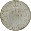 Image 1 : Silver Rupee of King Edward VII of Bombay Mint of 1904.