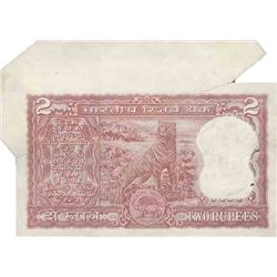 Very Rare Note of tWO Rupee of India with error.