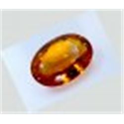 132 ct & up Mandarin Citrine Oval Faceted