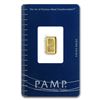 Image 1 : 1 gram Pamp Suisse Gold Bar .9999 Fine (In Assay)