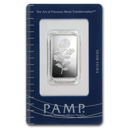 1/2 oz Pamp Suisse Silver Bar - Rosa (In Assay)