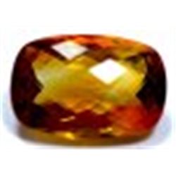 11.30 ct & up CITRINE CUSHION CUT faceted