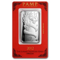 1 oz Silver Bar - Pamp Suisse (Year of the Dragon)