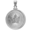 Image 2 : 2014 1 oz Silver Maple Leaf Pendant (Plain Front Bezel)