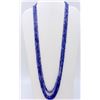 Image 1 : Tanzanite Beaded Necklace 260.00 ct & up 3 Rows