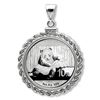 Image 2 : 2014 1 oz Silver Panda Pendant (Rope-ScrewTop Bezel)