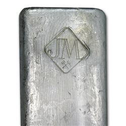 50 oz Johnson Matthey (Canada, Vintage) Silver Bar .999 Fine