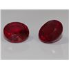 Image 1 : Pair of Round Ruby Loose Stones 4.0 ctw or over