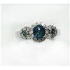 Image 1 : ALEXANDRITE RD 0.89CT, 14K W/G RING 2.53GRAM / DIAMOND RD 0.21CT