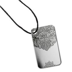 Chantilly Lace - 10 gram Silver Pamp Ingot Pendant