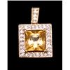 Image 3 : DIAMOND, TOPAZ & 10K GOLD JEWELRY SUITE