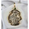 Image 1 : ANCIENT SILVER COIN PENDANT