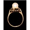 Image 4 : 18K YELLOW GOLD & PEARL RING