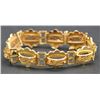 Image 1 : 18K YELLOW GOLD BRACELET WITH FILIGREE ARCHES