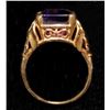 Image 2 : 10K YELLOW GOLD AND AMETHYST RING