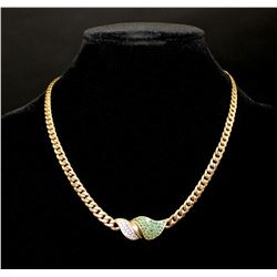 14K YELLOW GOLD CURB LINK CHAIN