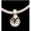 Image 3 : WHITE GOLD NECKLACE AND PENDANT