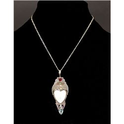 ASIAN FIGURAL PENDANT WITH CHAIN