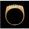 Image 2 : 10K YELLOW GOLD & EMERALD RING