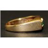 Image 3 : 10K YELLOW GOLD & EMERALD RING