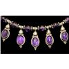 Image 2 : STERLING AND AMETHYST NECKLACE