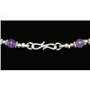 Image 3 : STERLING AND AMETHYST NECKLACE