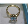 Image 2 : RING - "18KGE" - NON-FEROUS - CUBIC ACCENTS