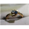 Image 1 : RING - "YR" - NON-FEROUS - CUBIC & ONYX ACCENTS
