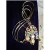 Image 2 : BROTCH - TREBLE CLEF - RHINESTONES - ASSORTED COLORES