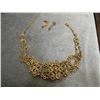 Image 2 : VICTORIAN STYLE NECKLACE & EARING SET - "VCLM tm" – WITH MATCHING PEIRCED EARINGS